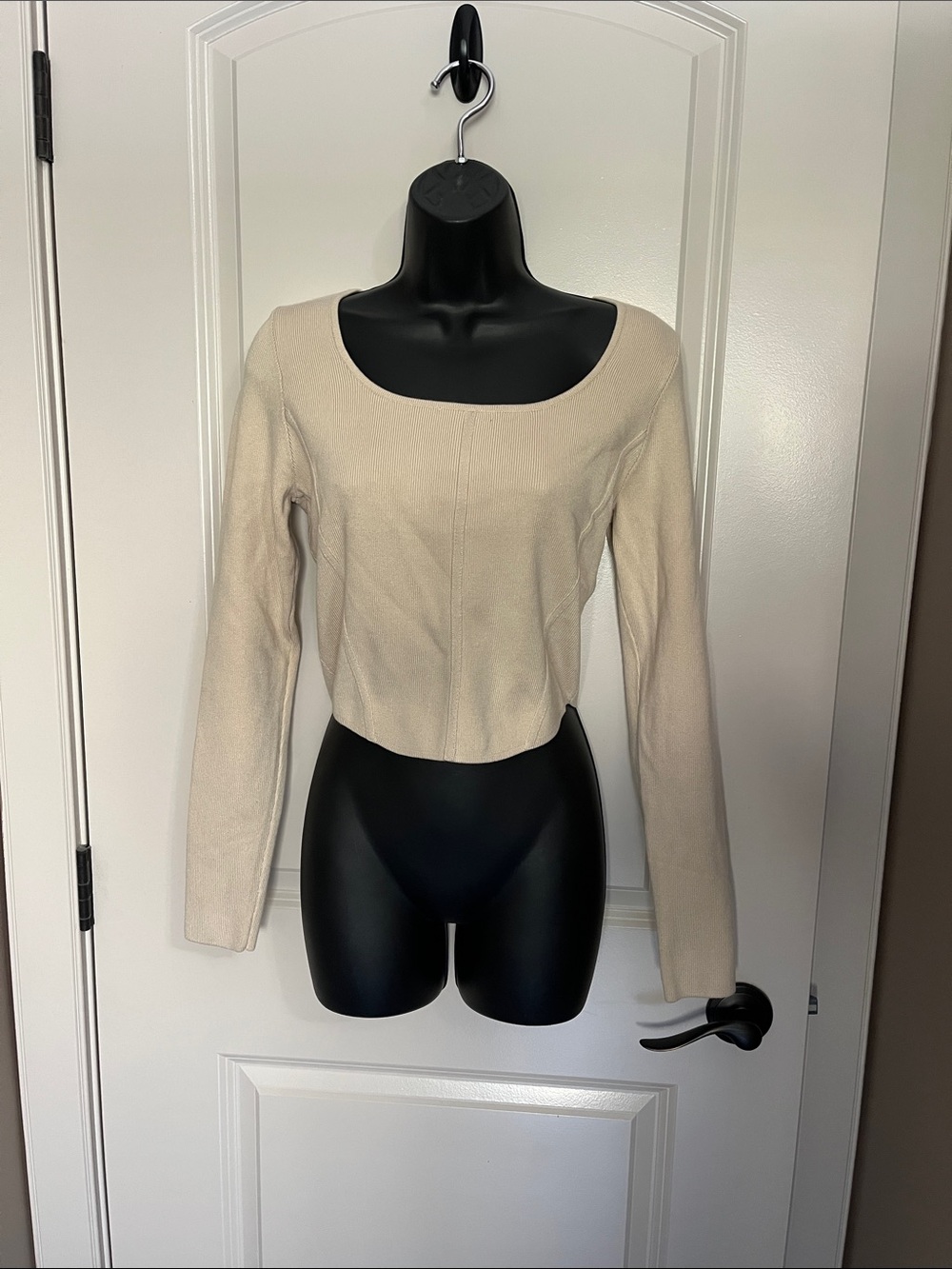 NWT House of Harlow L/S Knit Top 
Neutral color. Part of 3 for $30